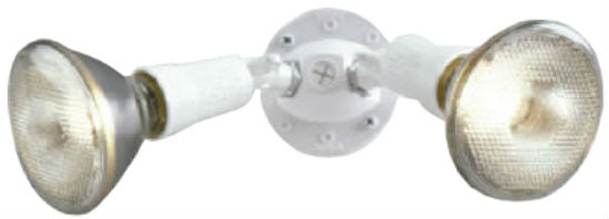 Consumer Products PWT250WH Weather Tight Twin Floodlight, White