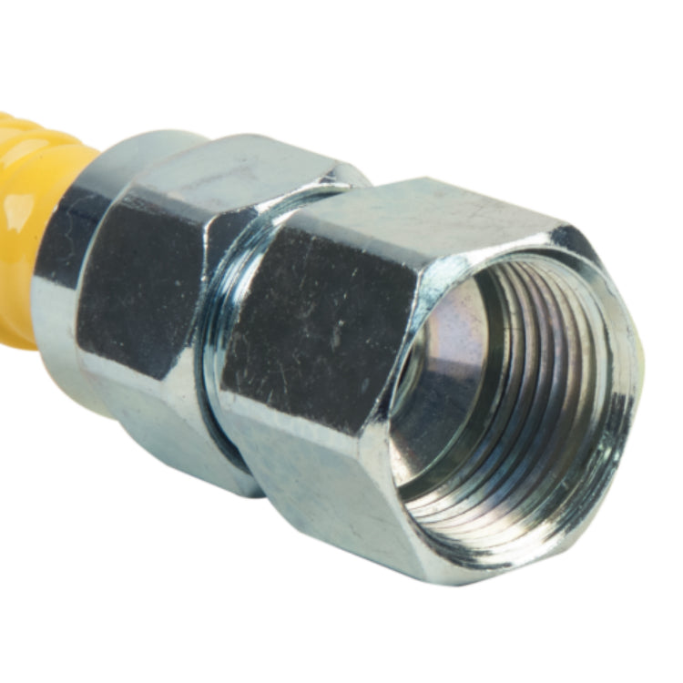 BrassCraft CSSC22-36P ProCoat Stainless Steel Gas Connector, 5/8" OD x 36"