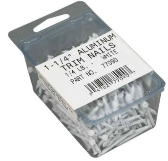 Amerimax 77090 Trim Nails, 1-1/4", White