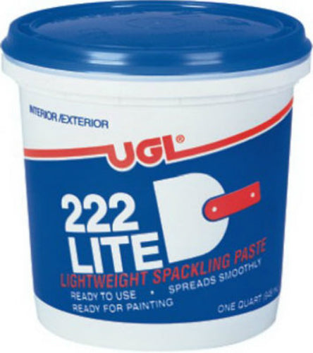 UGL® 31806 Interior/Exterior 222 Lite Spackling Paste, 1/2 Pt