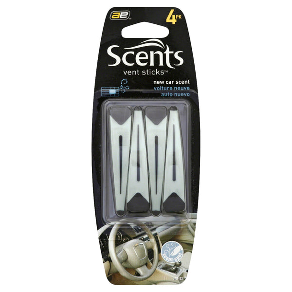 Auto Expressions VNT-22 Vent Fresh Scented Stick Air Fresheners, New Car Scent