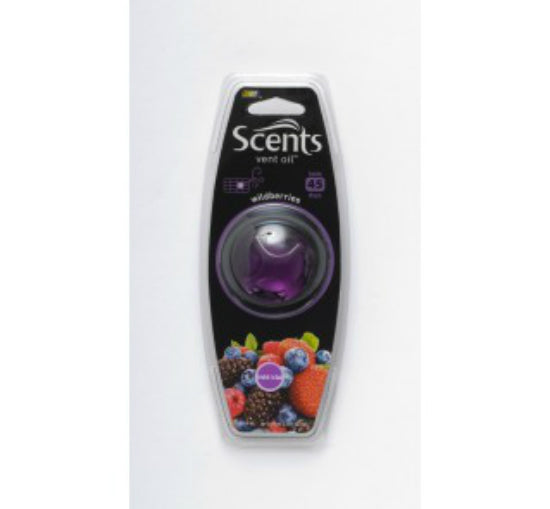 Scents® VNTFR-49 Oil Vent Air Freshener, Wildberries