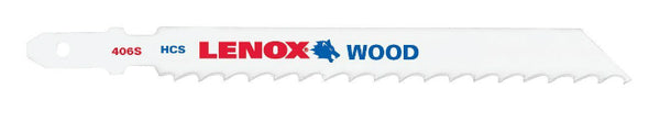 Lenox® 20750CTS406S Precision Hi-Carbon Steel Jig Saw Blades, T-Shank, 6TPI, 2Pk