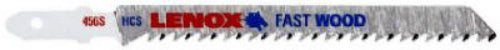 Lenox® 20751CT456S Precision Hi-Carbon Steel Jig Saw Blades, T-Shank, 6TPI, 2-Pk