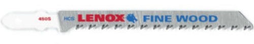 Lenox® 20752CT450S Precision Hi-Carbon Steel Jig Saw Blades, T-Shank, 10TPI, 2Pk