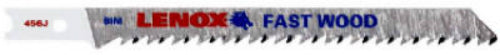 Lenox® 20756CT456J Precision Hi-Carbon Steel Jig Saw Blades, U-Shank, 6 TPI,2-Pk
