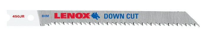 Lenox® 20758CT450JR Precision Hi-Carbon Steel Jig Saw Blades, U-Shank, 10TPI,2Pk