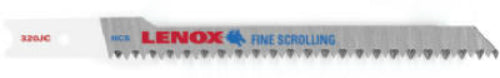 Lenox® 20759CT320JC Precision Hi-Carbon Steel Jig Saw Blades, U-Shank, 20TPI,2Pk