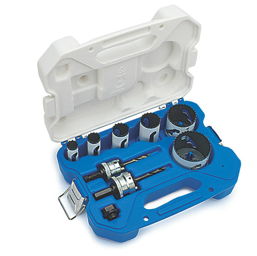 Lenox® 30860C600P Plumber's Speed Slot® Bi-Metal Hole Saw Kit, 10-Piece