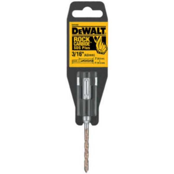 DeWalt® DW5402 Rock Carbide SDS Plus Hammer Bit, 3/16" x 2" x 4"