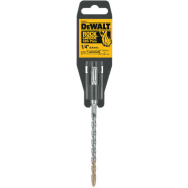 DeWalt® DW5417 Rock Carbide SDS Plus Hammer Bit, 1/4" x 4" x 6"