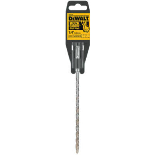 DeWalt® DW5418 Rock Carbide SDS Plus Hammer Bit, 1/4" x 6-1/2" x 8-1/2"