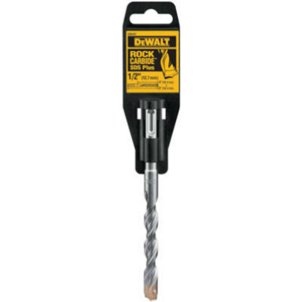 DeWalt® DW5437 Rock Carbide SDS Plus Hammer Bit, 1/2" x 4" x 6"