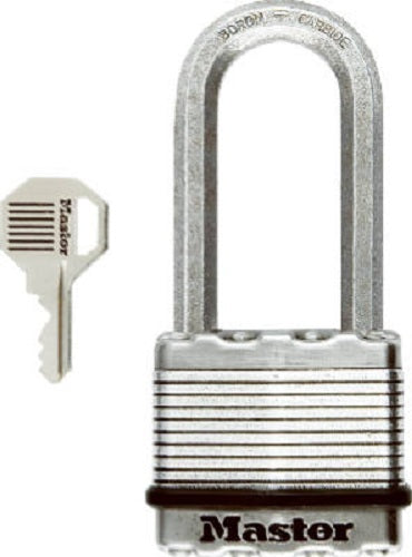Master Lock M5XKADLHCCSEN Magnum Laminated Padlock with 2" Boron Shackle, 2"