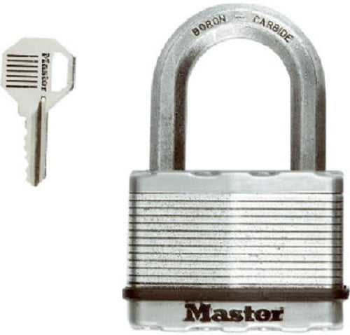 Master Lock M15XKADLFCCSEN Magnum Laminated Padlock with 1-1/2" Shackle, 2-1/2"