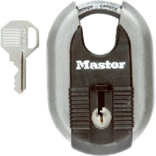 Master Lock M187XKADCCSEN Magnum Stainless Steel Bell Padlock, 2-5/16"