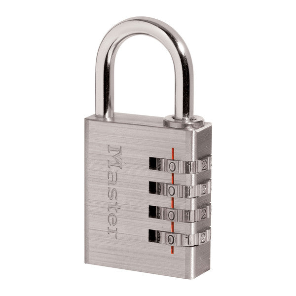 Master Lock 643D Aluminum Luggage Combination Lock, 1-9/16"