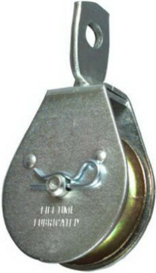 National Hardware® N195-784 Swivel Eye Single Pulley, 1-1/2", Zinc