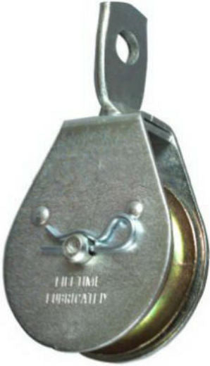 National Hardware® N195-792 Swivel Eye Single Pulley, 2", Zinc Plated