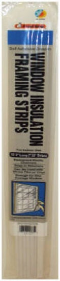 Frost King 4-726 Permanent Self-stick Framing Stick, 26" Long, White, 7-Count