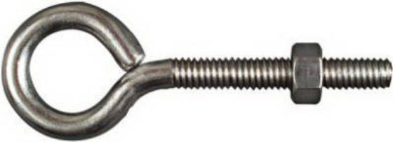 National Hardware® N221-614 Eye Bolt, 5/16" x 3-1/4", Stainless Steel