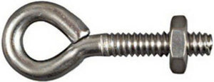 National Hardware® N221-556 Eye Bolt, 3/16" x 1.5", Stainless Steel
