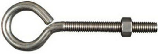 National Hardware® N221-655 Eye Bolt, 3/8" x 5", Stainless Steel