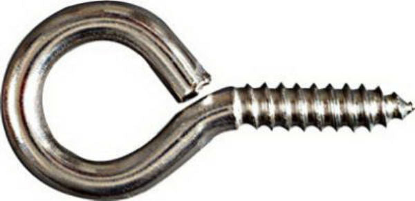 National Hardware® N220-475 Large Screw Eye, #8, 1-5/8", Stainless Steel