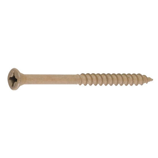 FastenMaster® FMGD003-350 GuardDog® Gold Color Deck Screw, 3", 350 Pack-Pack