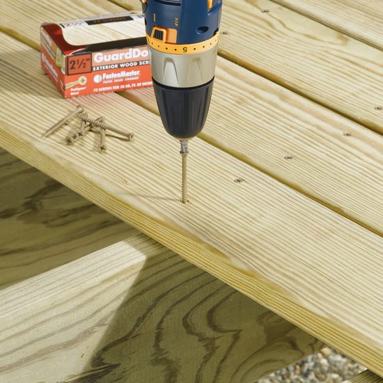 FastenMaster® FMGD003-350 GuardDog® Gold Color Deck Screw, 3", 350 Pack-Pack