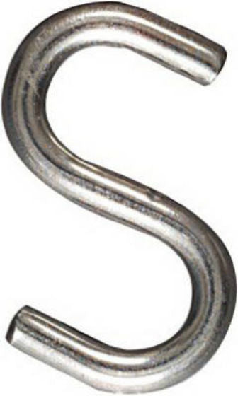 National Hardware® N233-536 Open S Hook, 1-1/2", Stainless Steel