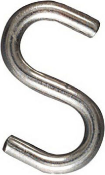 National Hardware® N233-544 Open S Hook, 2", Stainless Steel