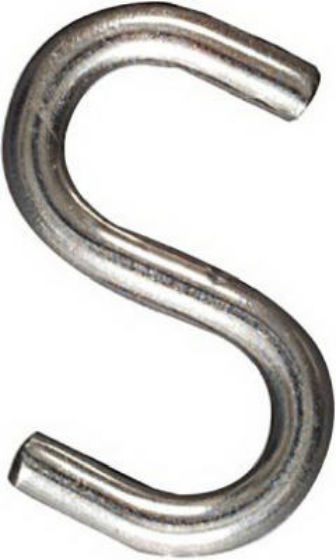 National Hardware® N233-551 Open S Hook, 2-1/2", Stainless Steel