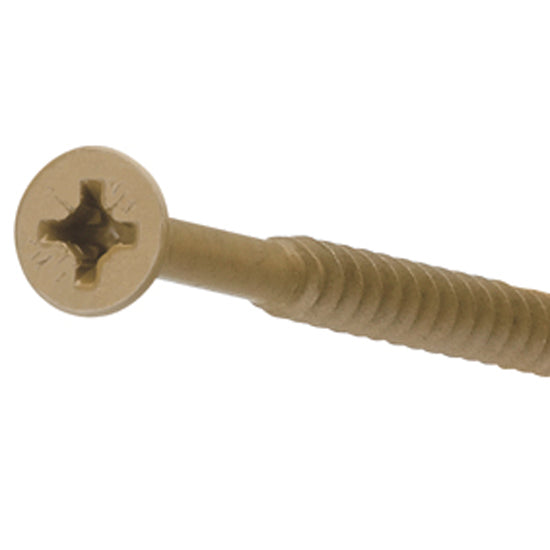 FastenMaster® FMGD212-75 GuardDog® Gold Color Deck Screw, 2.5", 75-Pack