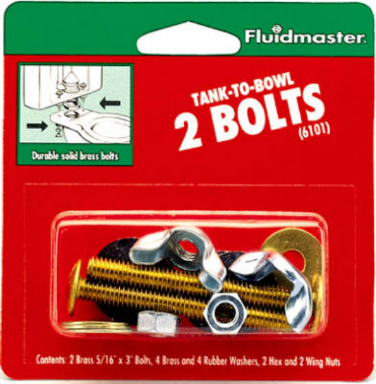 Fluidmaster 6101 2-Bolt Tank To Bowl Kit