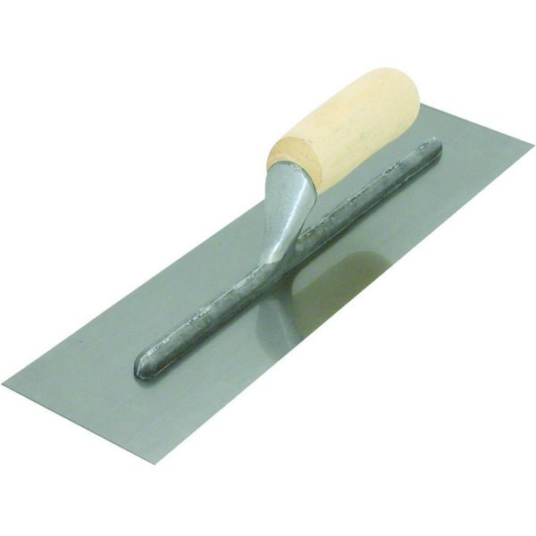 Marshalltown® 12194 Carbon Steel Trowel with Wood Handle, 11" x 4-1/2"