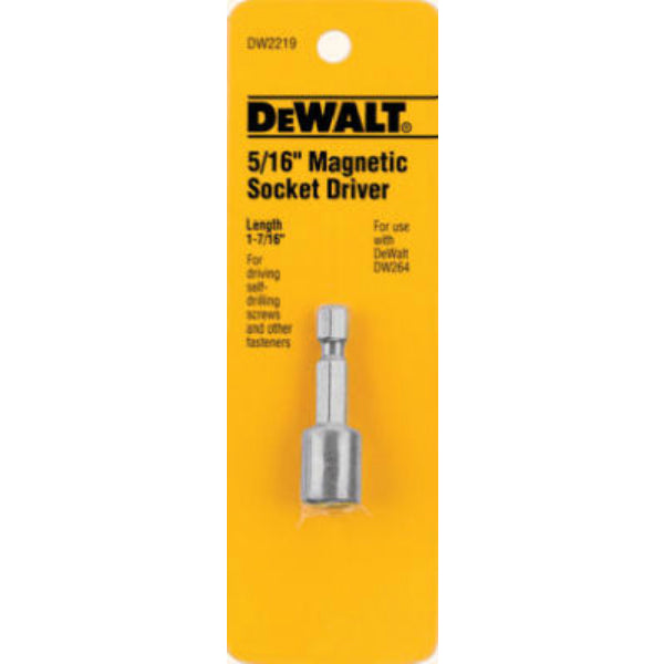 DeWalt® DW2219 Magnetic Hex Socket Driver, 5/16" x 1-7/16"