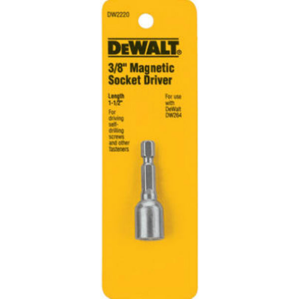 DeWalt® DW2220 Magnetic Hex Socket Driver, 3/8" x 1-7/16"