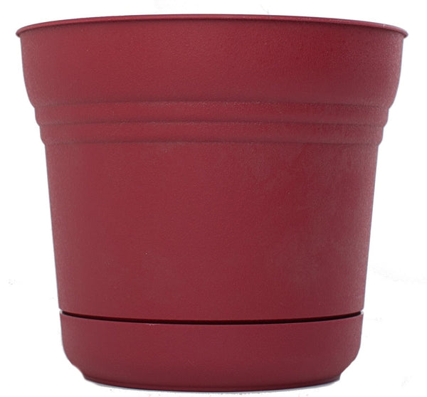 Bloem SP1012  Saturn Planter, Plastic, Union Red, 10"