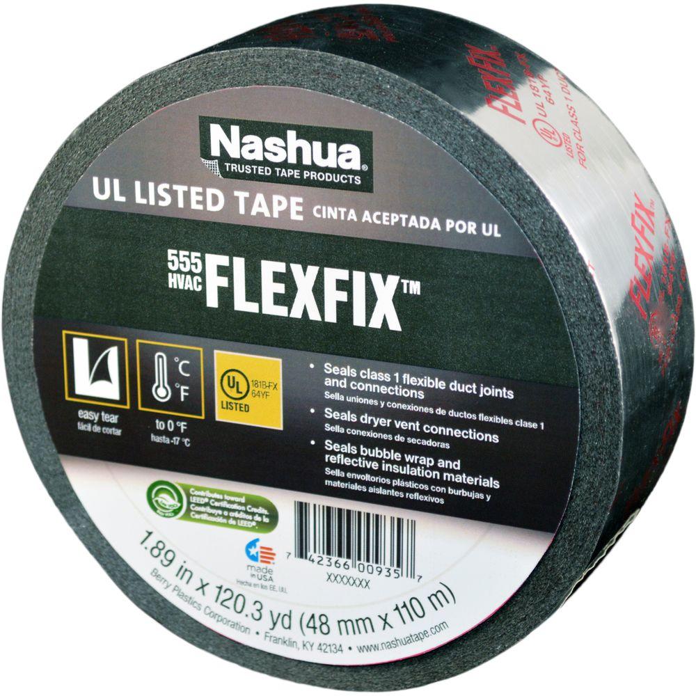 Nashua® 1529786 FlexFix UL Listed Metallic Tape, 1.89" x 120.3 Yd, #555