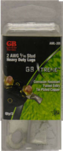 Gardner Bender AML-205 Heavy Duty Copper Lug, 2 AWG, 5/16"