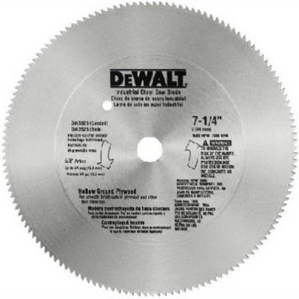 DeWalt® DW3325 Steel Combination Circular Saw Blade, 40 Teeth, 7-1/4"