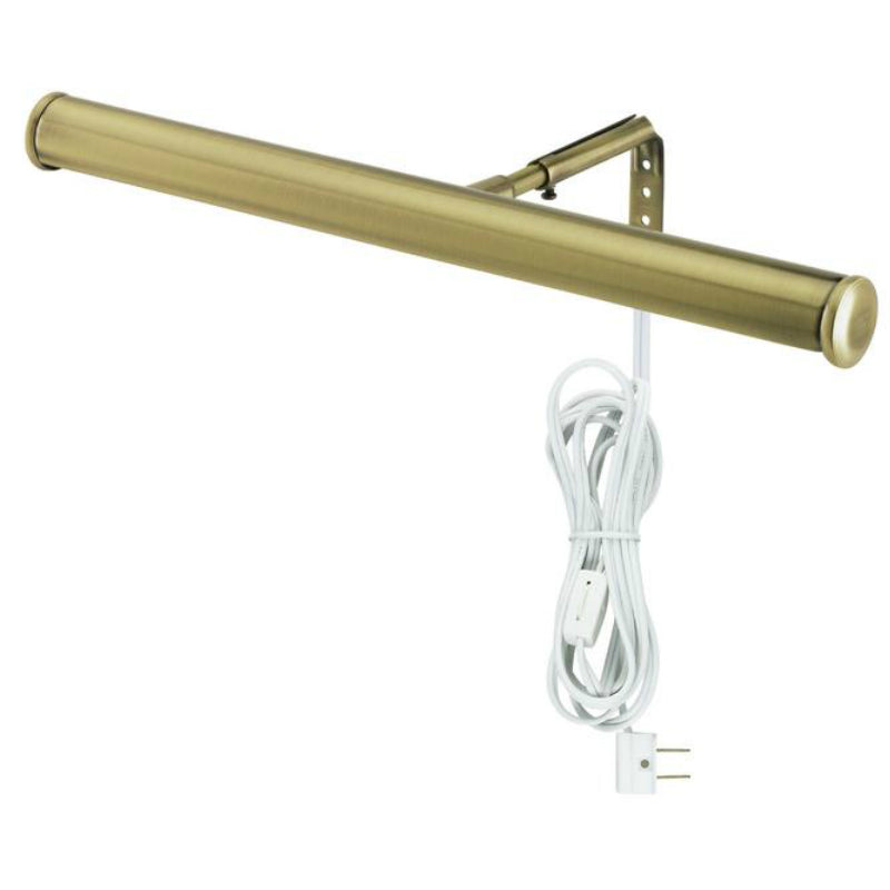 Westinghouse 75053 Slimline Picture Light Fixture, 14", Antique Brass