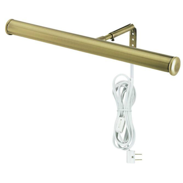 Westinghouse 75053 Slimline Picture Light Fixture, 14", Antique Brass
