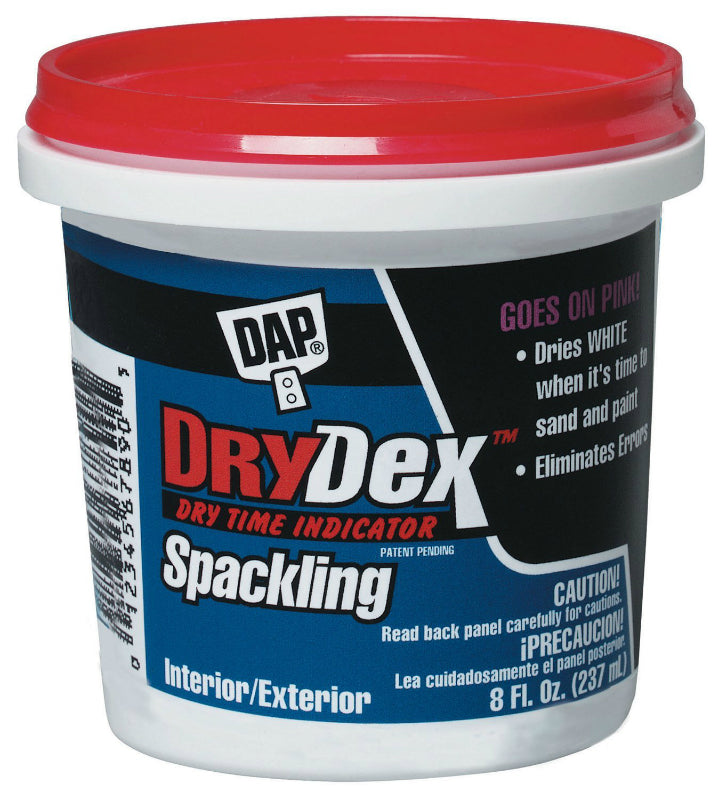 Dap 12328 DryDex Spackling Compound, White, 8 fl-oz