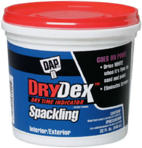 Dap® 12330 DryDex® Spackling for Interior/Exterior, 1 Qt