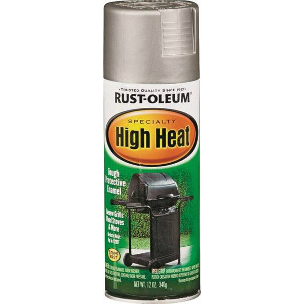 Rust-Oleum® 7716-830 Specialty High Heat Spray Paint, 12 Oz, Silver