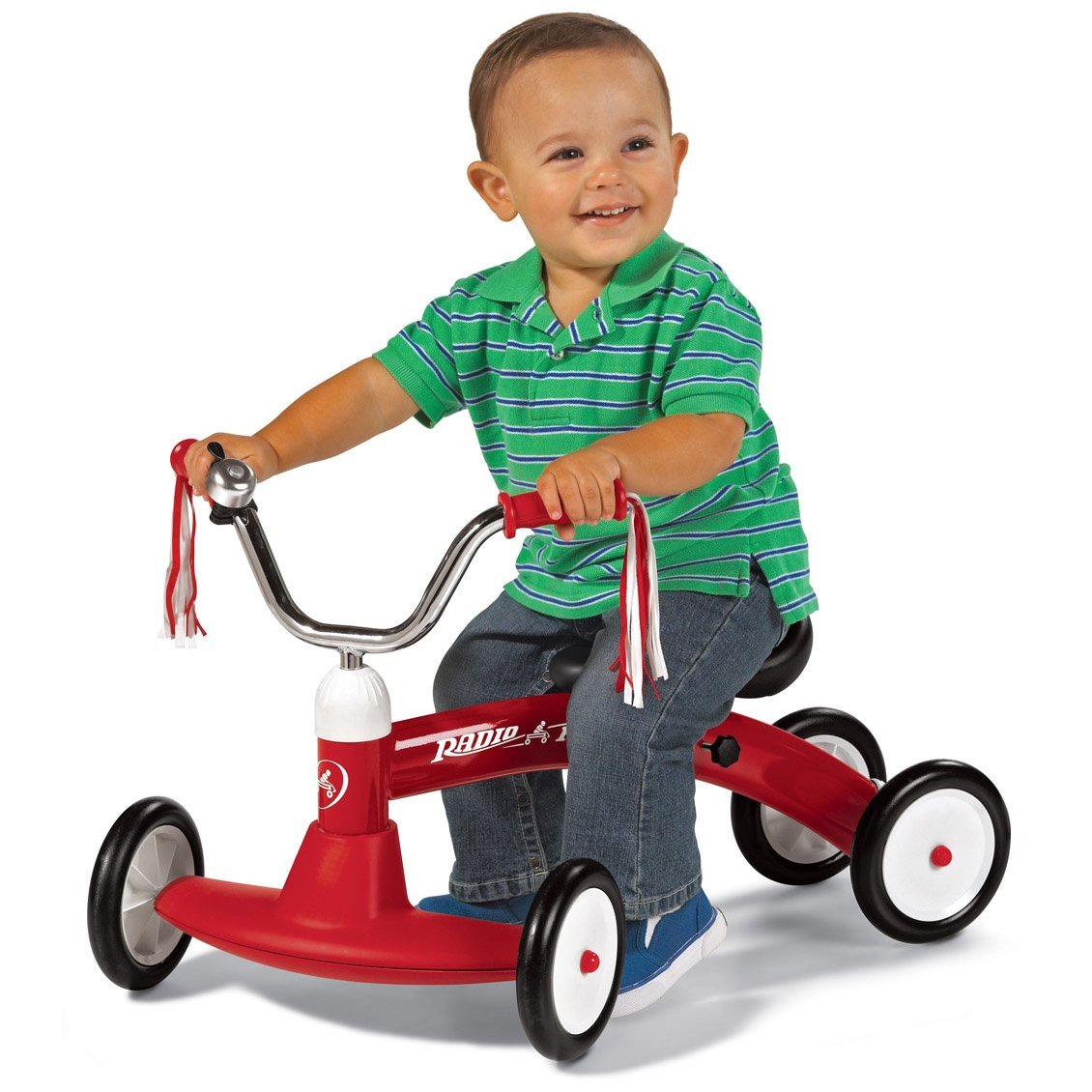 Radio Flyer 33 Classic Dual Deck Kid Toy Tricycle, For Age 2.5 - 5 Years, Red