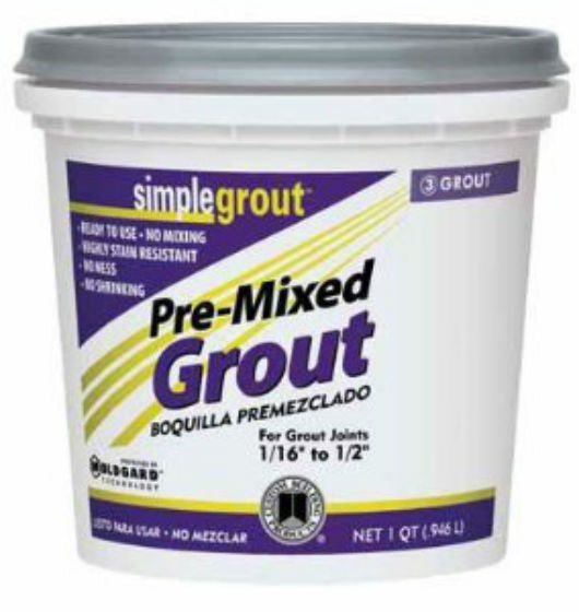 Custom® PMG380QT SimpleGrout® Pre-­Mixed Grout, Haystack, 1 Qt