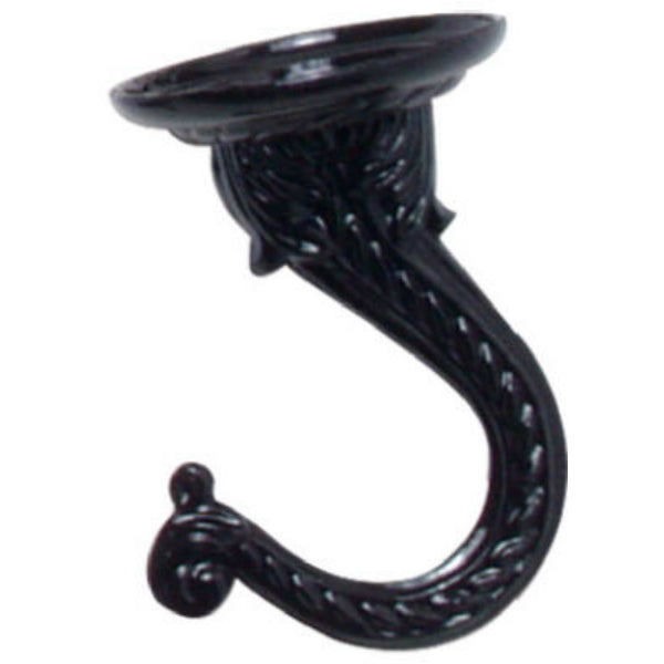 Panacea™ 86121 Decorative Jumbo Ceiling Hook, Black